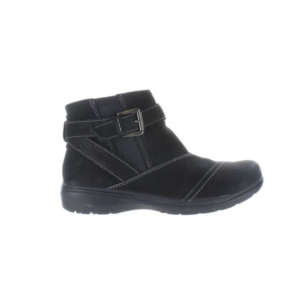 Clarks Womens Carleigh Dalia Black Chelsea Boots Size 8 Medium (B, M)